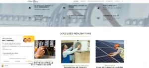 copie d'écran du site web artisan que vous propose sitewebprodesign.fr