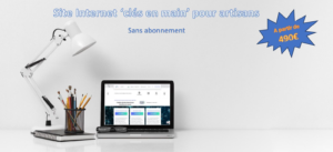 un site web artisan abordable sans abonnement